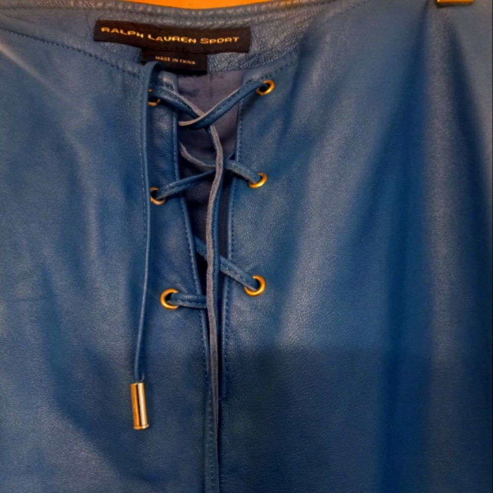 Leather Ralph Lauren Pants